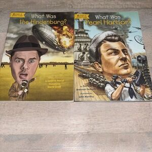 2 Scholastic Books,what Was Pearl Harbor, What Was The Hindenburg